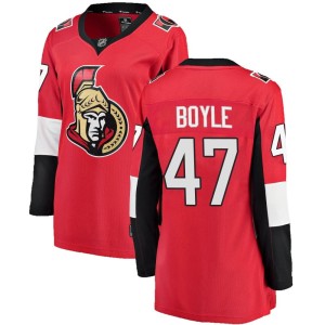 Women's Ottawa Senators Timothy Boyle Fanatics Branded Breakaway Home Jersey - Red