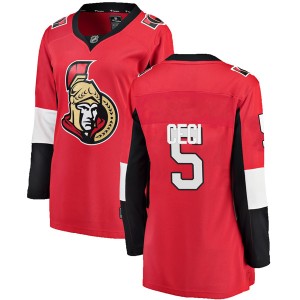 Women's Ottawa Senators Cody Ceci Fanatics Branded Breakaway Home Jersey - Red