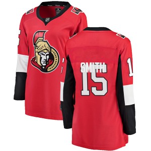 Women's Ottawa Senators Zack Smith Fanatics Branded Breakaway Home Jersey - Red