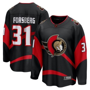 Men's Ottawa Senators Anton Forsberg Fanatics Branded Breakaway Special Edition 2.0 Jersey - Black