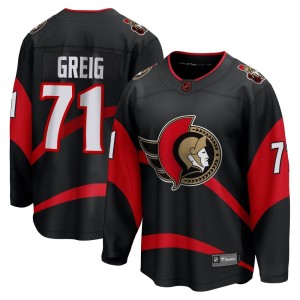 Men's Ottawa Senators Ridly Greig Fanatics Branded Breakaway Special Edition 2.0 Jersey - Black