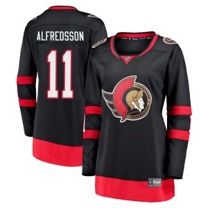Women's Ottawa Senators Daniel Alfredsson Fanatics Branded Premier Breakaway 2020/21 Home Jersey - Black