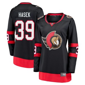 Women's Ottawa Senators Dominik Hasek Fanatics Branded Premier Breakaway 2020/21 Home Jersey - Black