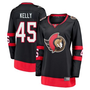 Women's Ottawa Senators Parker Kelly Fanatics Branded Premier Breakaway 2020/21 Home Jersey - Black
