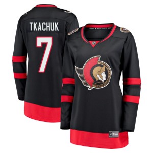 Women's Ottawa Senators Brady Tkachuk Fanatics Branded Premier Breakaway 2020/21 Home Jersey - Black