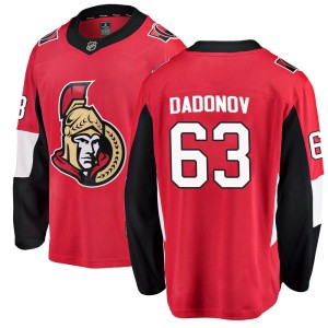 Youth Ottawa Senators Evgenii Dadonov Fanatics Branded Breakaway Home Jersey - Red