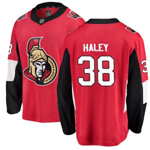 Youth Ottawa Senators Micheal Haley Fanatics Branded Breakaway Home Jersey - Red