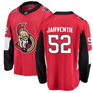 Youth Ottawa Senators Roby Jarventie Fanatics Branded Breakaway Home Jersey - Red