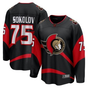 Youth Ottawa Senators Egor Sokolov Fanatics Branded Breakaway Special Edition 2.0 Jersey - Black