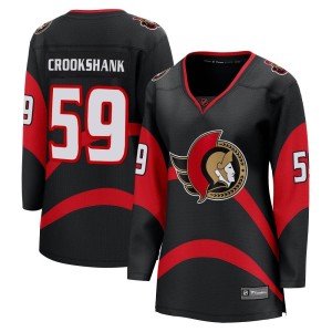Women's Ottawa Senators Angus Crookshank Fanatics Branded Breakaway Special Edition 2.0 Jersey - Black