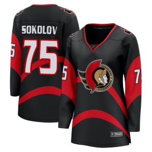 Women's Ottawa Senators Egor Sokolov Fanatics Branded Breakaway Special Edition 2.0 Jersey - Black