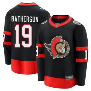 Men's Ottawa Senators Drake Batherson Fanatics Branded Premier Breakaway 2020/21 Home Jersey - Black