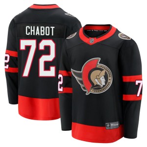 Men's Ottawa Senators Thomas Chabot Fanatics Branded Premier Breakaway 2020/21 Home Jersey - Black