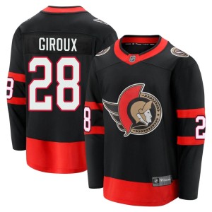 Men's Ottawa Senators Claude Giroux Fanatics Branded Premier Breakaway 2020/21 Home Jersey - Black