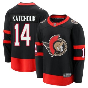 Men's Ottawa Senators Boris Katchouk Fanatics Branded Premier Breakaway 2020/21 Home Jersey - Black