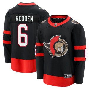 Men's Ottawa Senators Wade Redden Fanatics Branded Premier Breakaway 2020/21 Home Jersey - Black