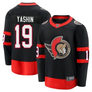 Men's Ottawa Senators Alexei Yashin Fanatics Branded Premier Breakaway 2020/21 Home Jersey - Black