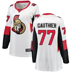 Women's Ottawa Senators Julien Gauthier Fanatics Branded Breakaway Away Jersey - White