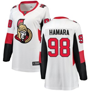 Women's Ottawa Senators Tomas Hamara Fanatics Branded Breakaway Away Jersey - White