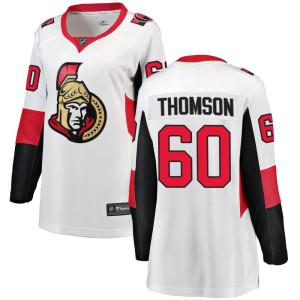 Women's Ottawa Senators Lassi Thomson Fanatics Branded Breakaway Away Jersey - White