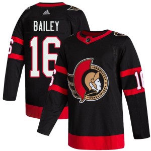 Youth Ottawa Senators Josh Bailey Adidas Authentic 2020/21 Home Jersey - Black