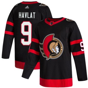 Youth Ottawa Senators Martin Havlat Adidas Authentic 2020/21 Home Jersey - Black