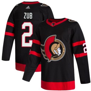 Youth Ottawa Senators Artem Zub Adidas Authentic 2020/21 Home Jersey - Black