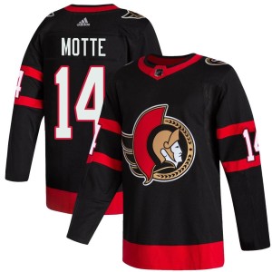 Men's Ottawa Senators Tyler Motte Adidas Authentic 2020/21 Home Jersey - Black