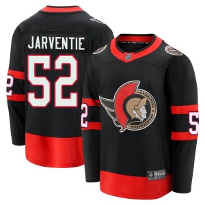 Youth Ottawa Senators Roby Jarventie Fanatics Branded Premier Breakaway 2020/21 Home Jersey - Black