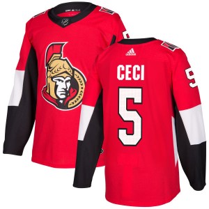Men's Ottawa Senators Cody Ceci Adidas Authentic Jersey - Red