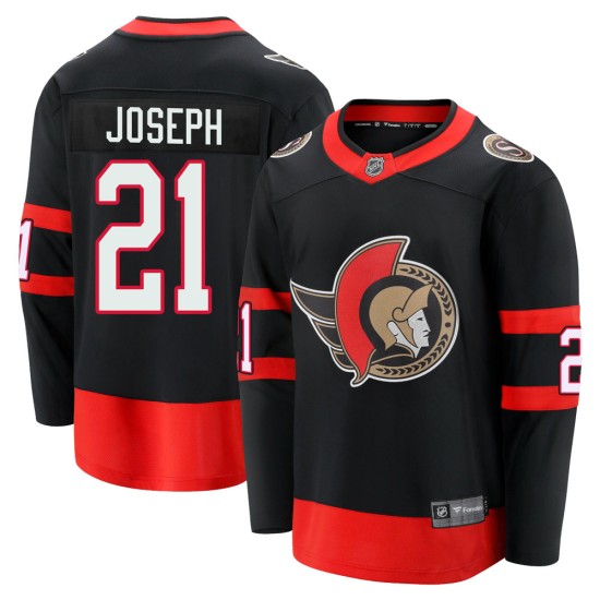 Men's Ottawa Senators Mathieu Joseph Fanatics Branded Premier Breakaway 2020/21 Home Jersey - Black