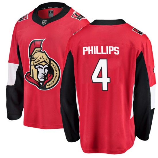 Men's Ottawa Senators Chris Phillips Fanatics Branded Breakaway Home Jersey - Red