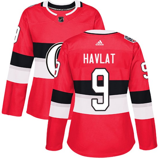Women's Ottawa Senators Martin Havlat Adidas Authentic 2017 100 Classic Jersey - Red
